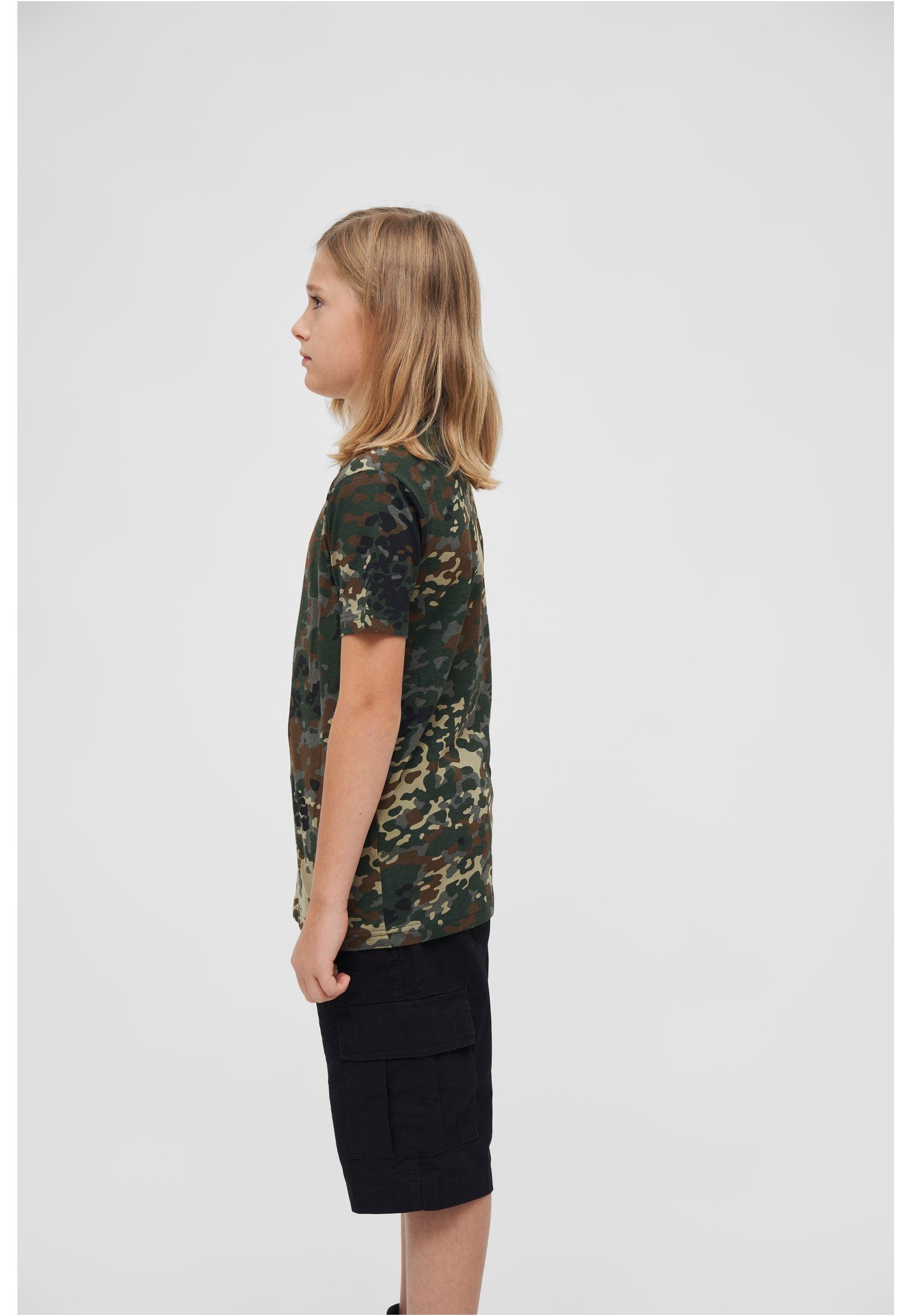 Kinder Kids Brandit flecktarn (1-tlg) Kurzarmshirt T-Shirt