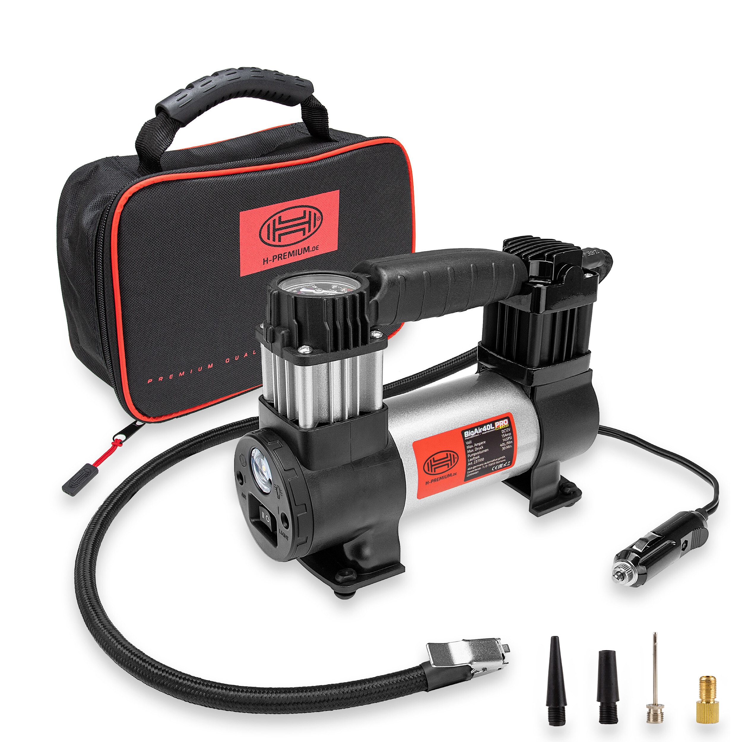 HEYNER Kompressor Auto Kompressor elektr. Luftpumpe minikompressor 10bar 12 günstig online kaufen