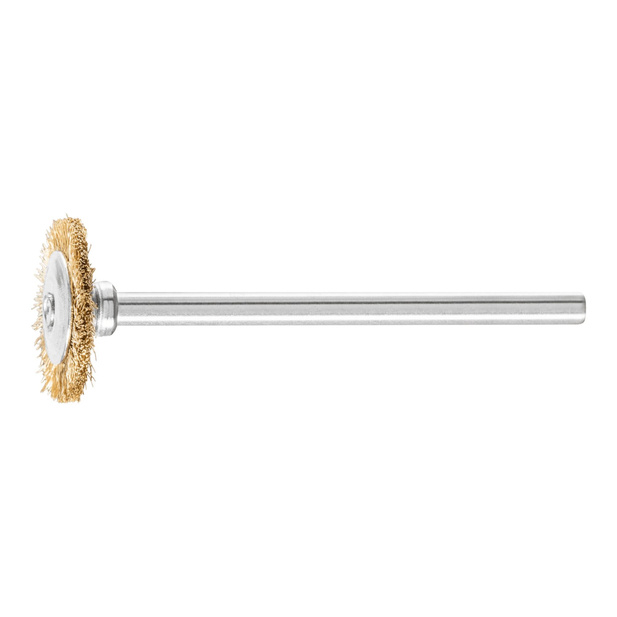 Pferd Rundbürste PFERD TOOLS Miniatur- Rundbürste RBU Ø16x2 mm Schaft-Ø3 mm Messing-Dra
