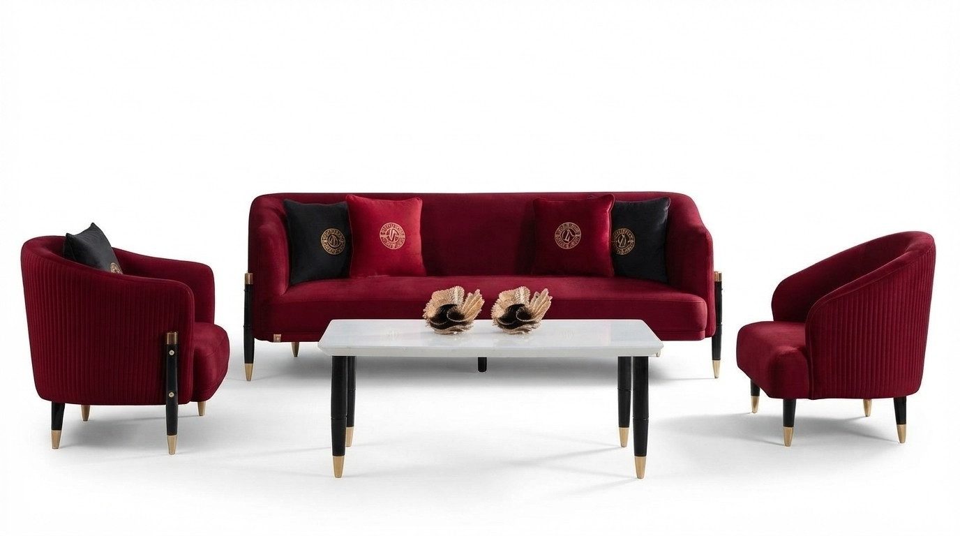 Xlmoebel Couchtisch Beistelltisch aus Holz im italienischen Stil für das Wohnzimmer (Packung, Beistelltisch 120x75x46 cm), Made in Europa