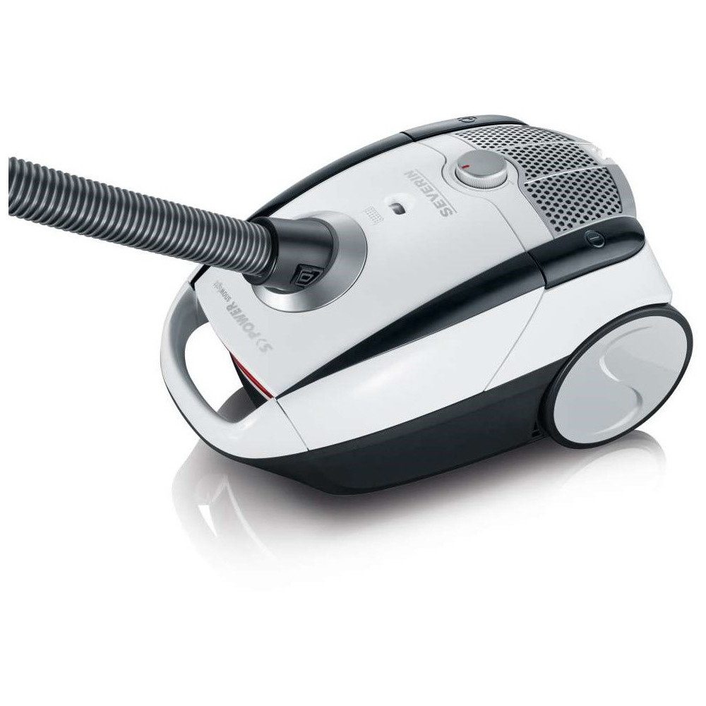 Severin Bodenstaubsauger Severin BC 7035 Snowlight Bodenstaubsauger - Staubs., 750 W, Staubbehälter mit Beutel, Trockensauger für alle Böden