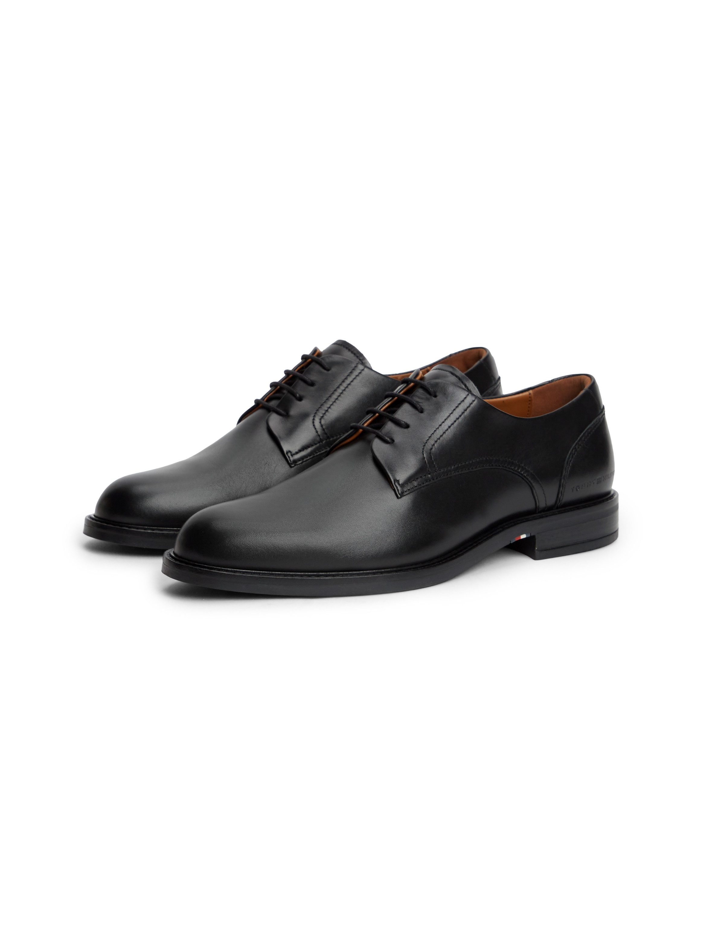 Tommy Hilfiger CORPORATE DRESSY LTH SHOE Schnürschuh Abendschuh, Festtagsschuh mit dezenten Ziernähten