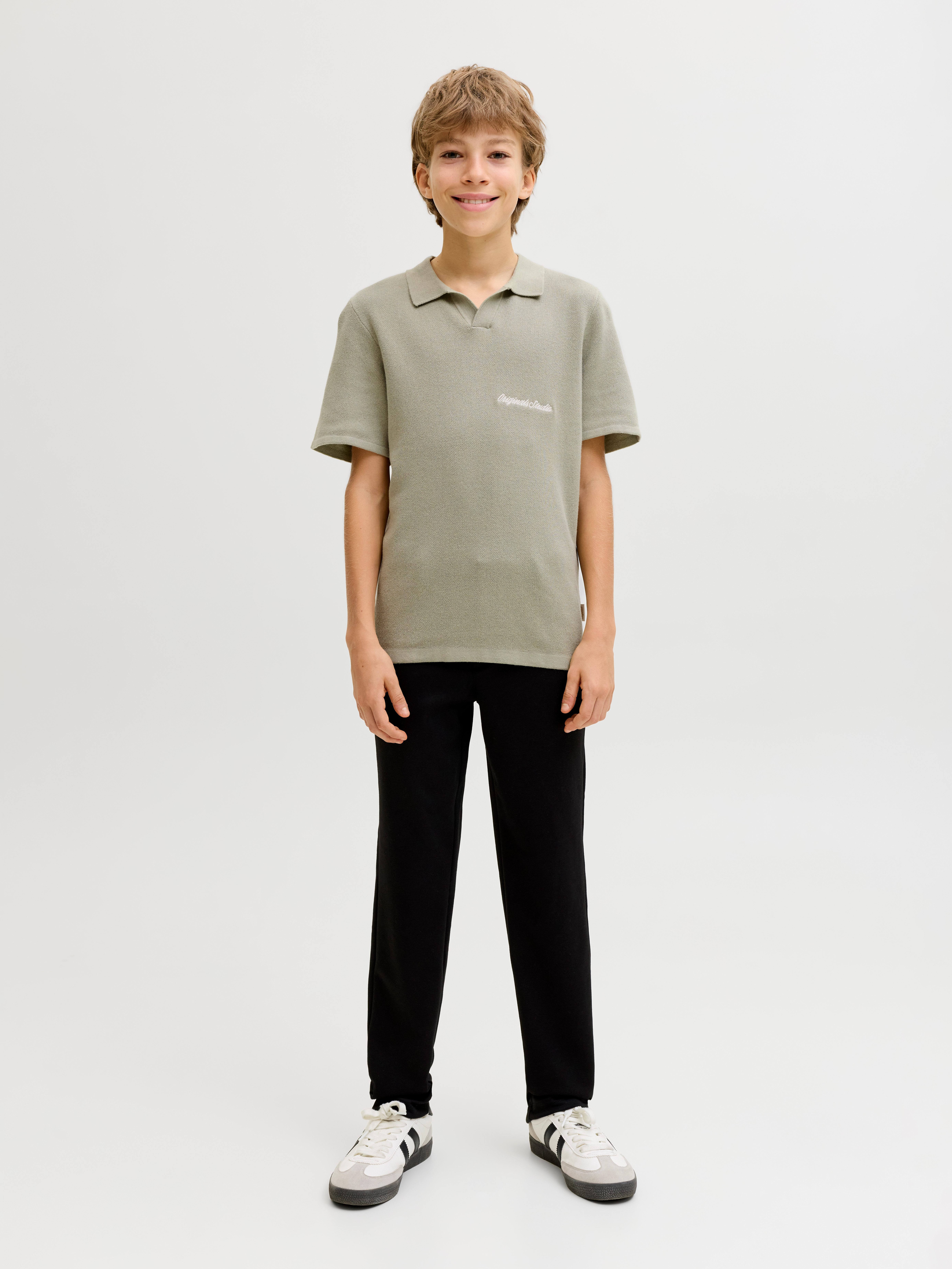 Jack & Jones Junior Polokragenpullover JORNORREBRO LIGHT KNIT SS POLO JNR – Bild 4 von 5
