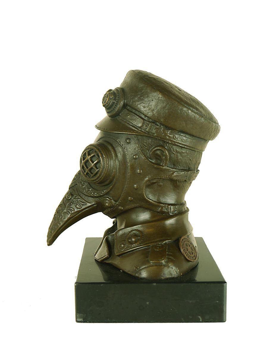 AFG Skulptur Steampunk Dekoobjekt Figur Bronze der Pestarzt