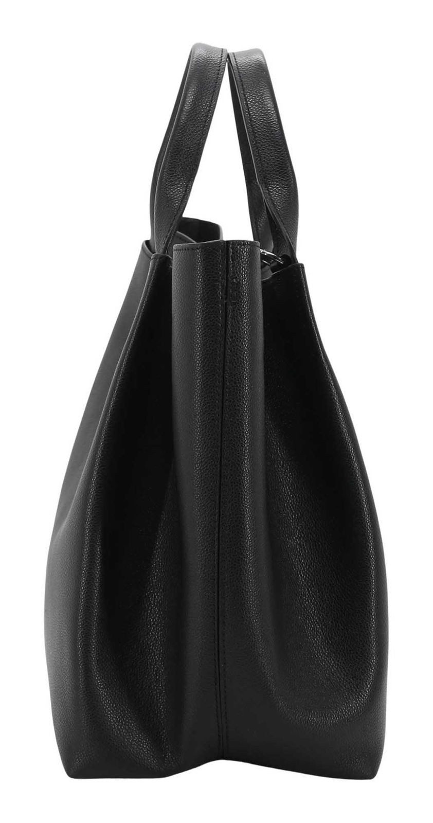 Abro Schultertasche Essential Shopper (Set, 2-tlg), aus echtem Leder