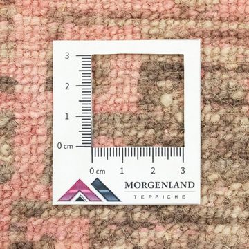 Wollteppich Designer Teppich handgeknüpft rosa, morgenland, quadratisch, Höhe: 6 mm, handgeknüpft