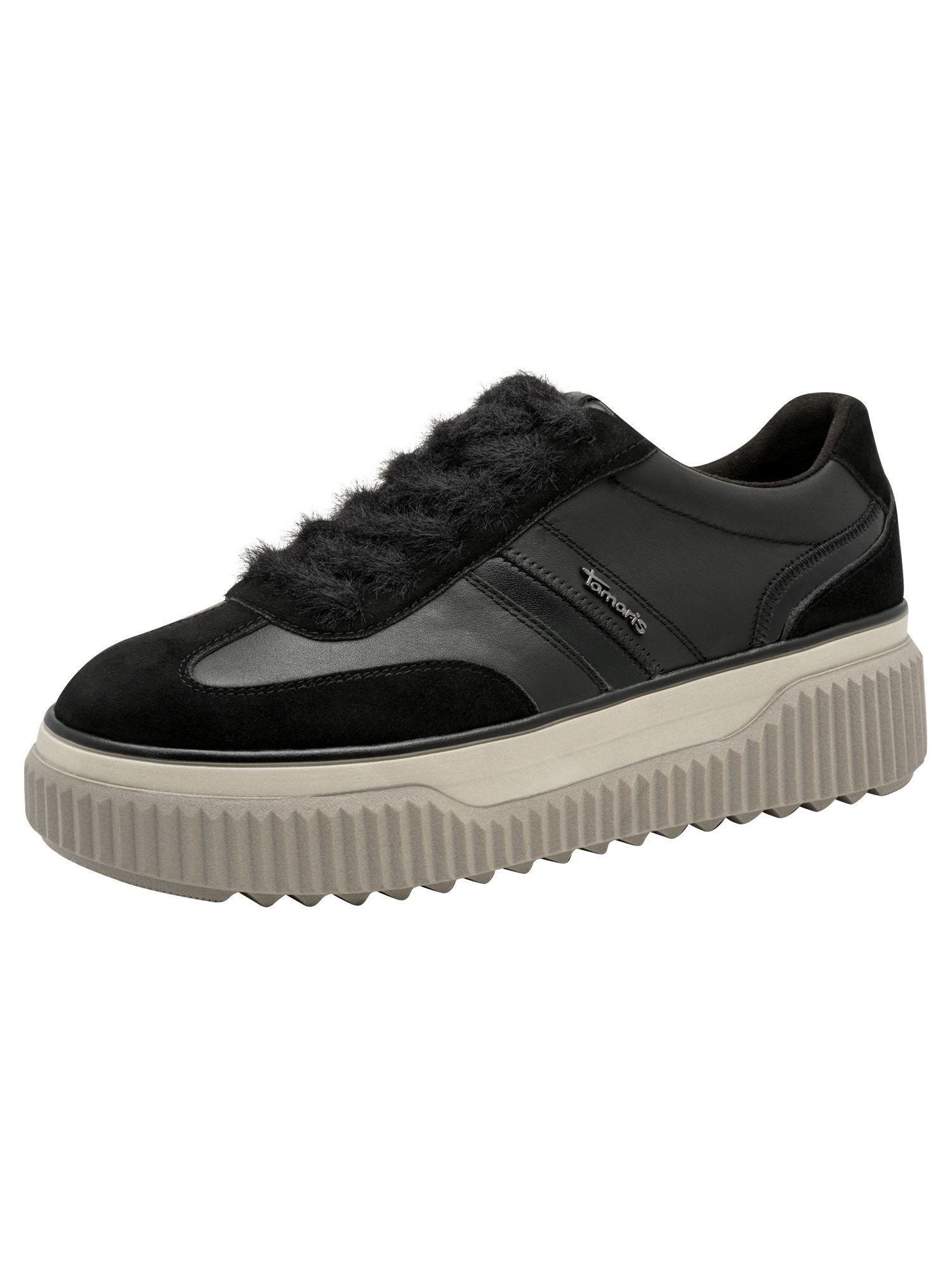 Tamaris COMFORT-Lining aus Leder kein Absatz 1-23753-45 Sneaker COMFORT-Lining