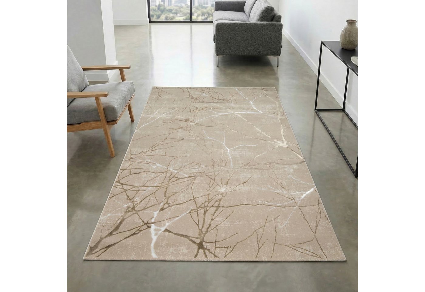 Carpetia Designteppich Dekorative Muster, rechteckig, Höhe: 8 mm, pflegeleicht, weich