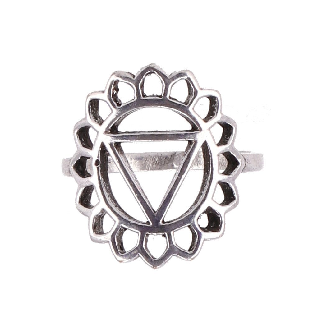 Fingerring Chakra Modeschmuck Ring, Meditationsring -..