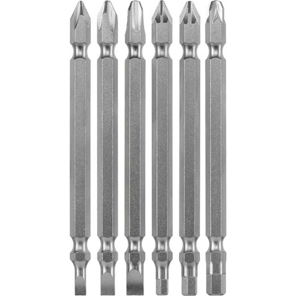 Bit-Set INDUSTRIAL STEEL Doppel-Bit-Set, 1/4“, 6-tlg