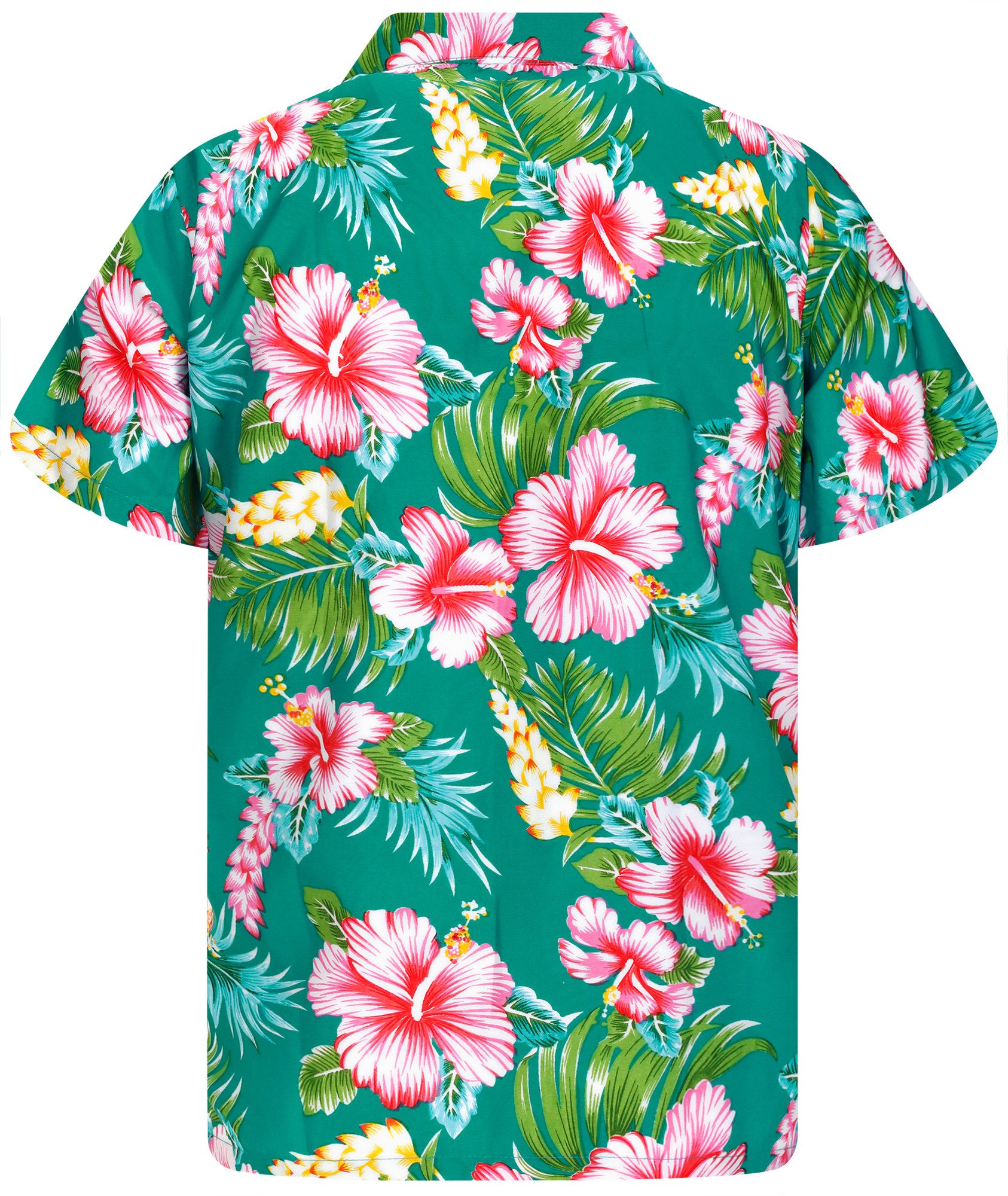 King Kameha Hawaiihemd Hibiscus NEW Funky Hawaii-Hemd Kurzarm Front-Tasche günstig online kaufen