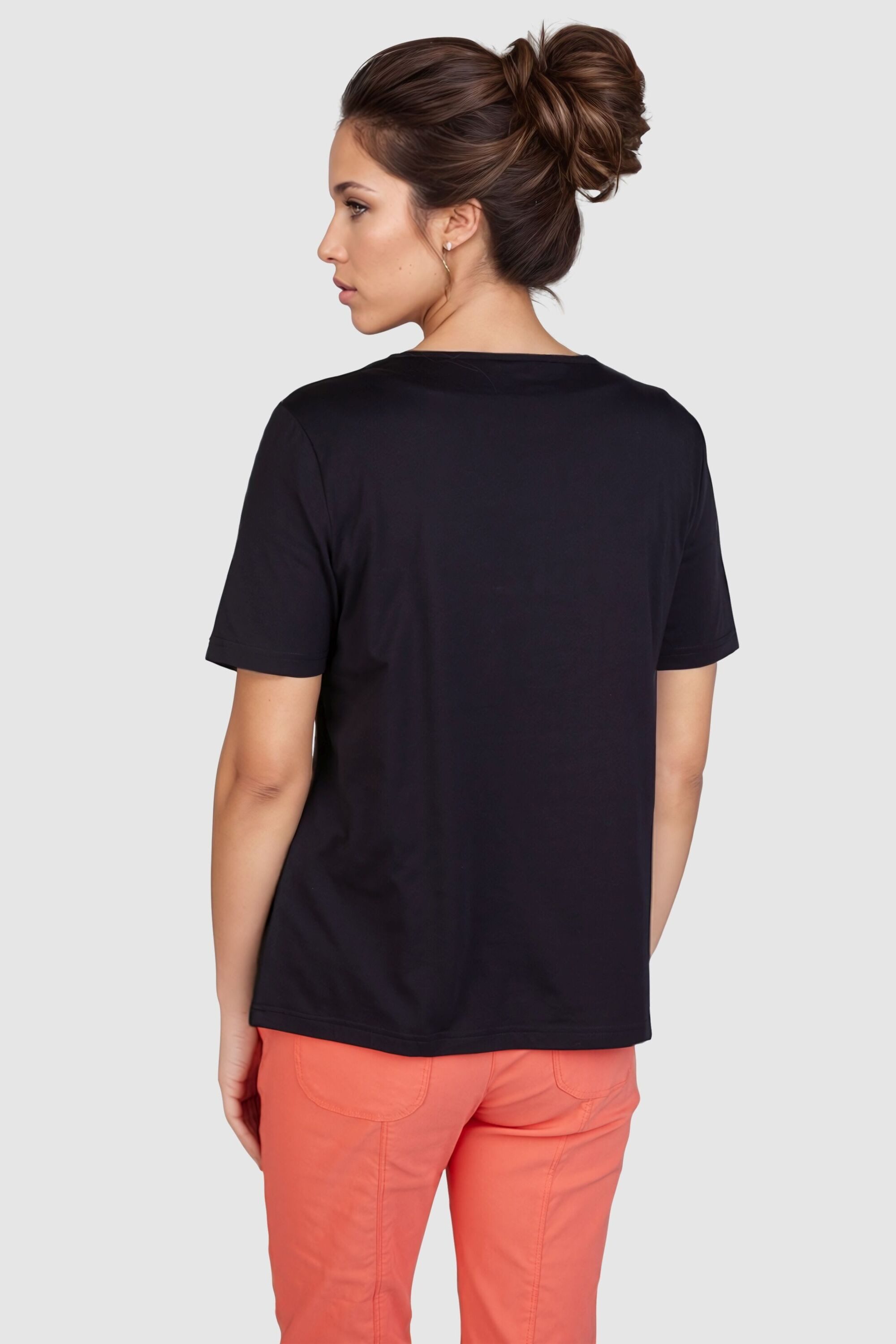 NAVIGAZIONE Print-Shirt (1-tlg) mit Strasssteinen