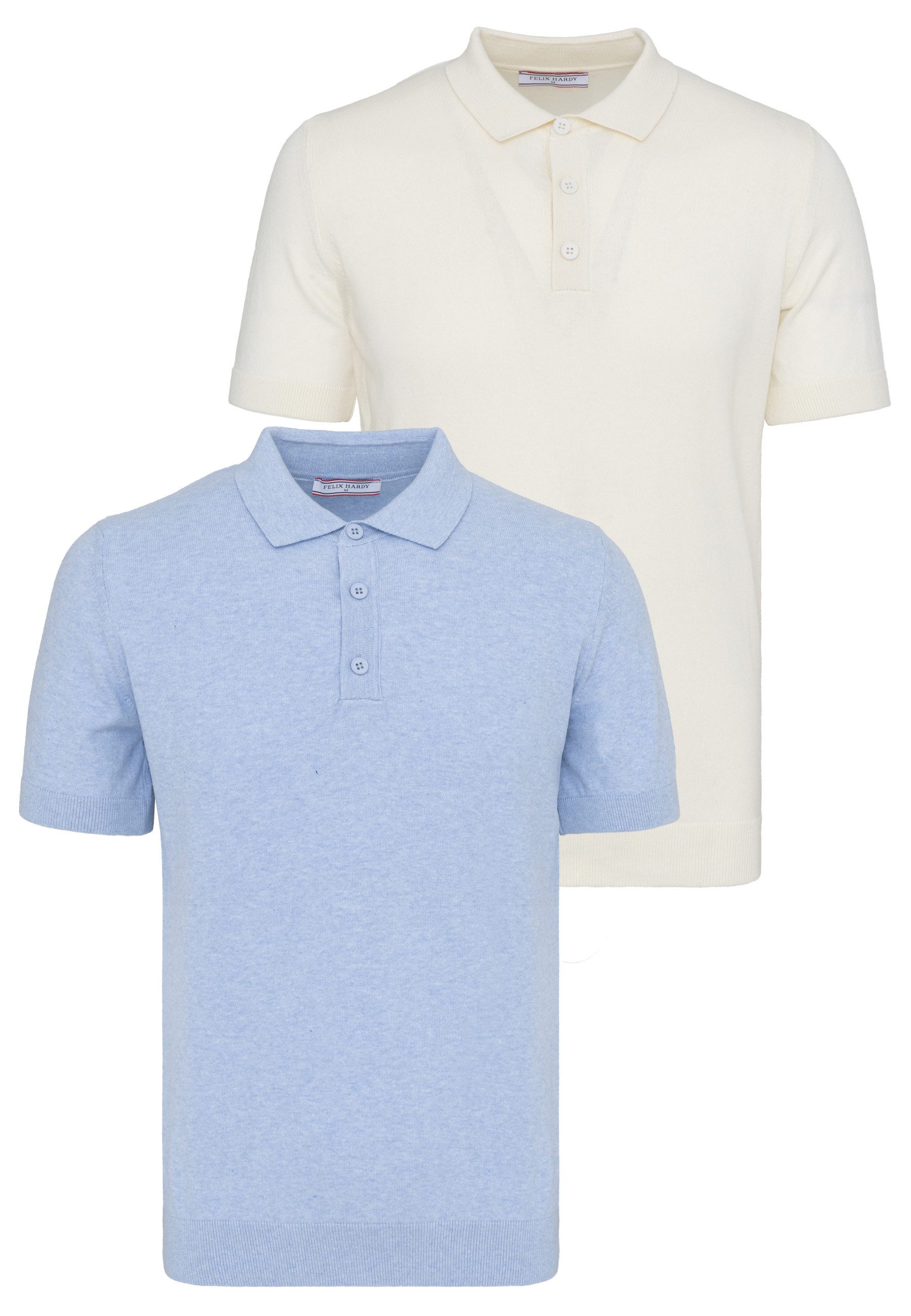 Poloshirt Polo Shirt Kurzarm 2er-Pack