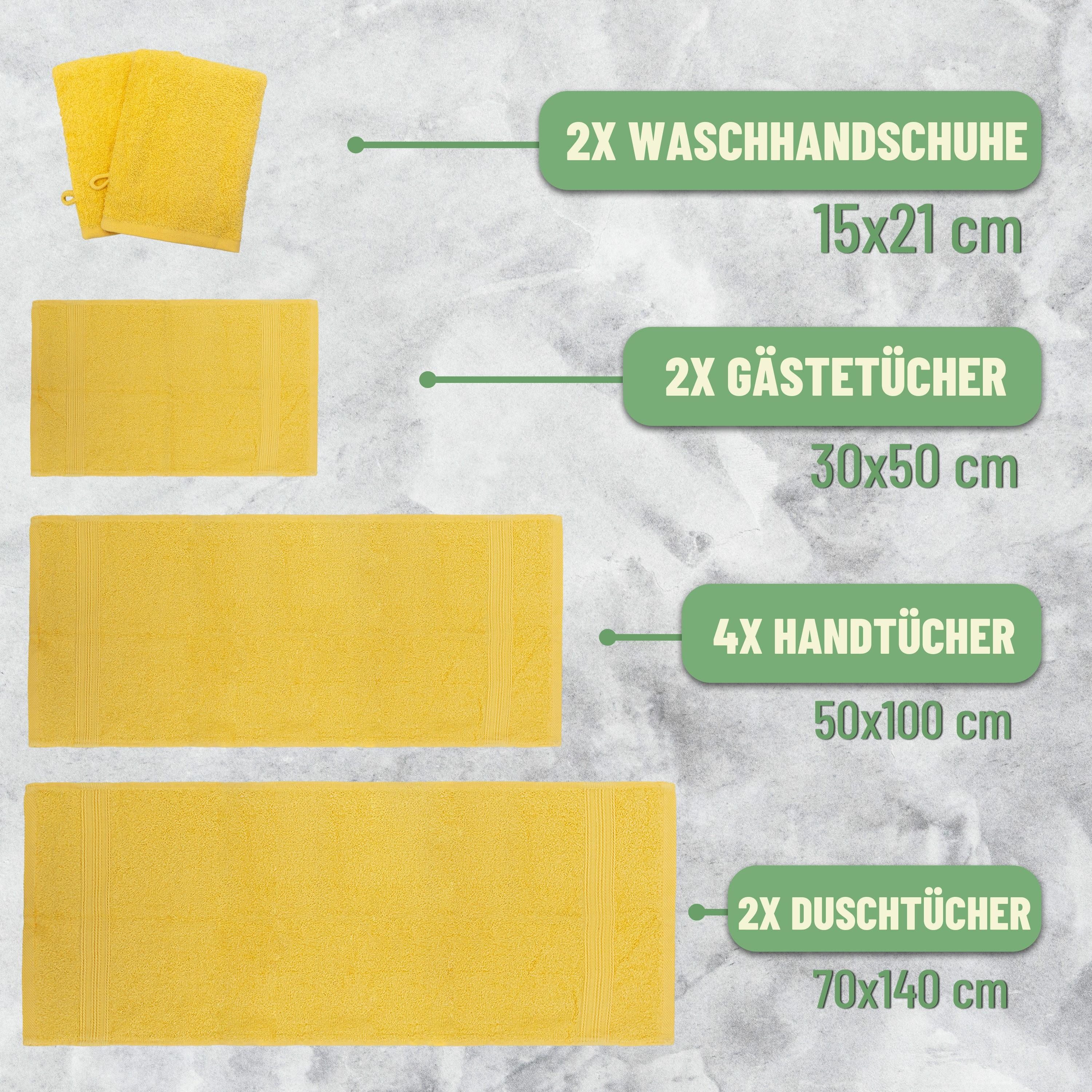 NatureMark Handtuch Set 10 tlg. Frottier günstig online kaufen