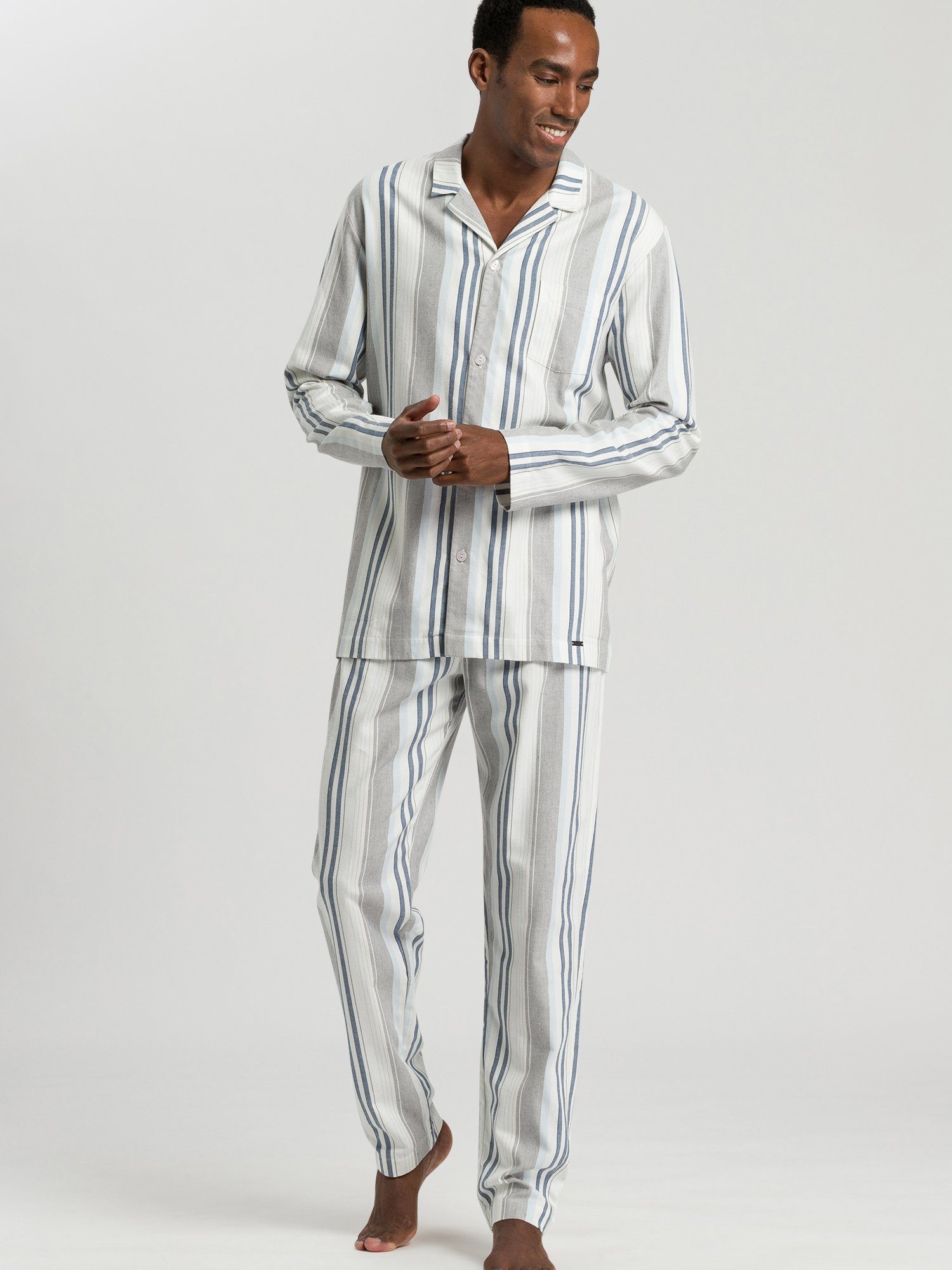 gentle Hanro stripe Pyjama Cozy Comfort