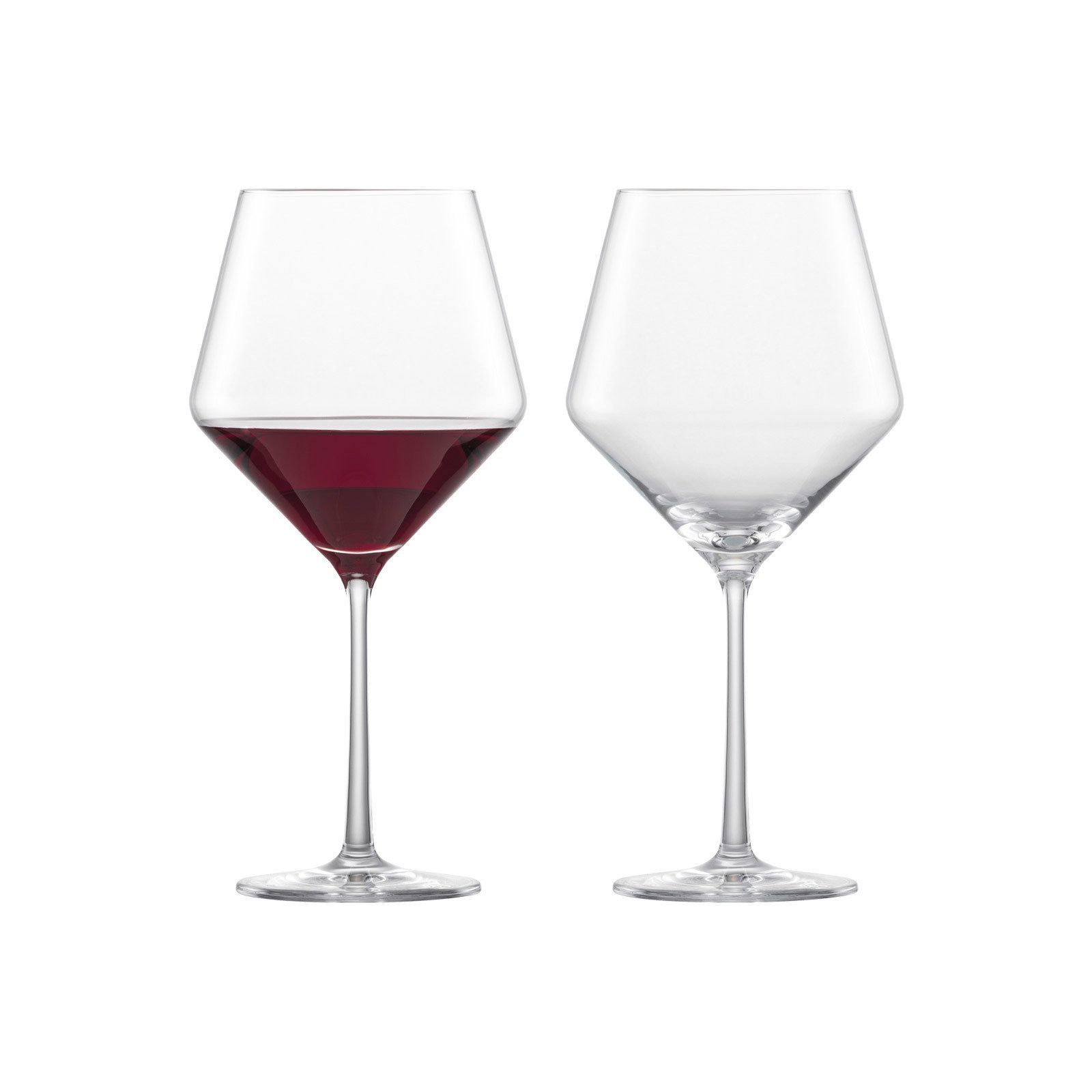 Zwiesel Glas Rotweinglas Pure Burgundergläser 692 ml 2er Set, Glas