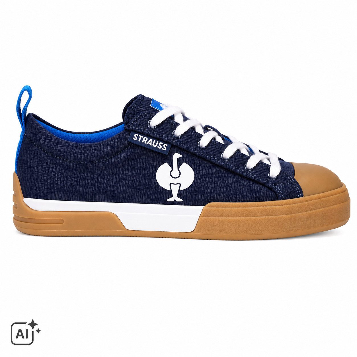 Engelbert Strauss Strauss Yatala S1 Sicherheitsschuhe mit Stahlkappe Canvas Dunkelblau Sicherheitsschuh lederfrei