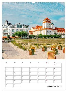 CALVENDO Wandkalender Rügen - Terminplaner (Premium, hochwertiger DIN A2 Wandkalender 2023, Kunstdruck in Hochglanz)