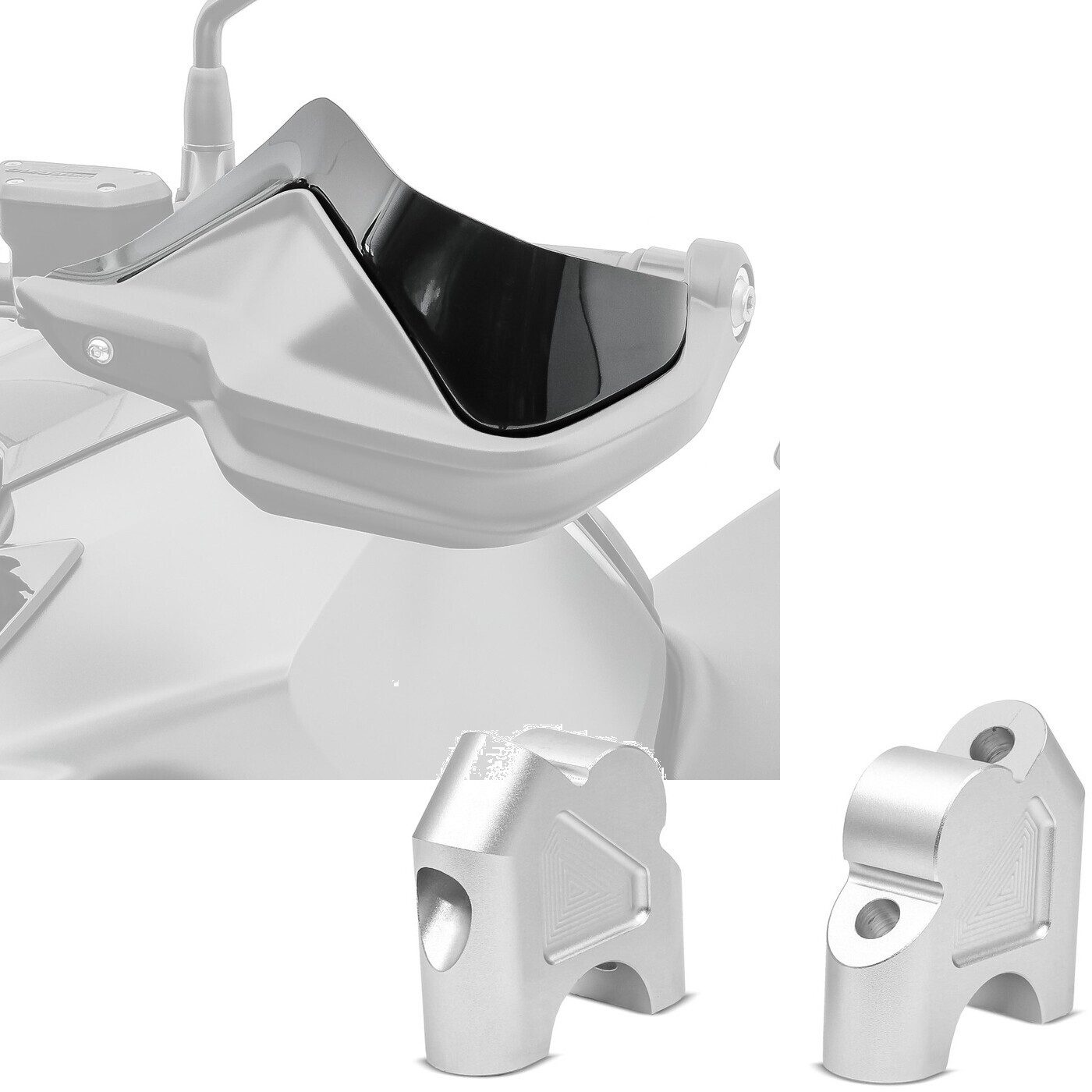 Motoguard Motor-Schutzhülle Set: Handprotektoren Verlängerung + Lenkererhöhung 30mm passend für BM