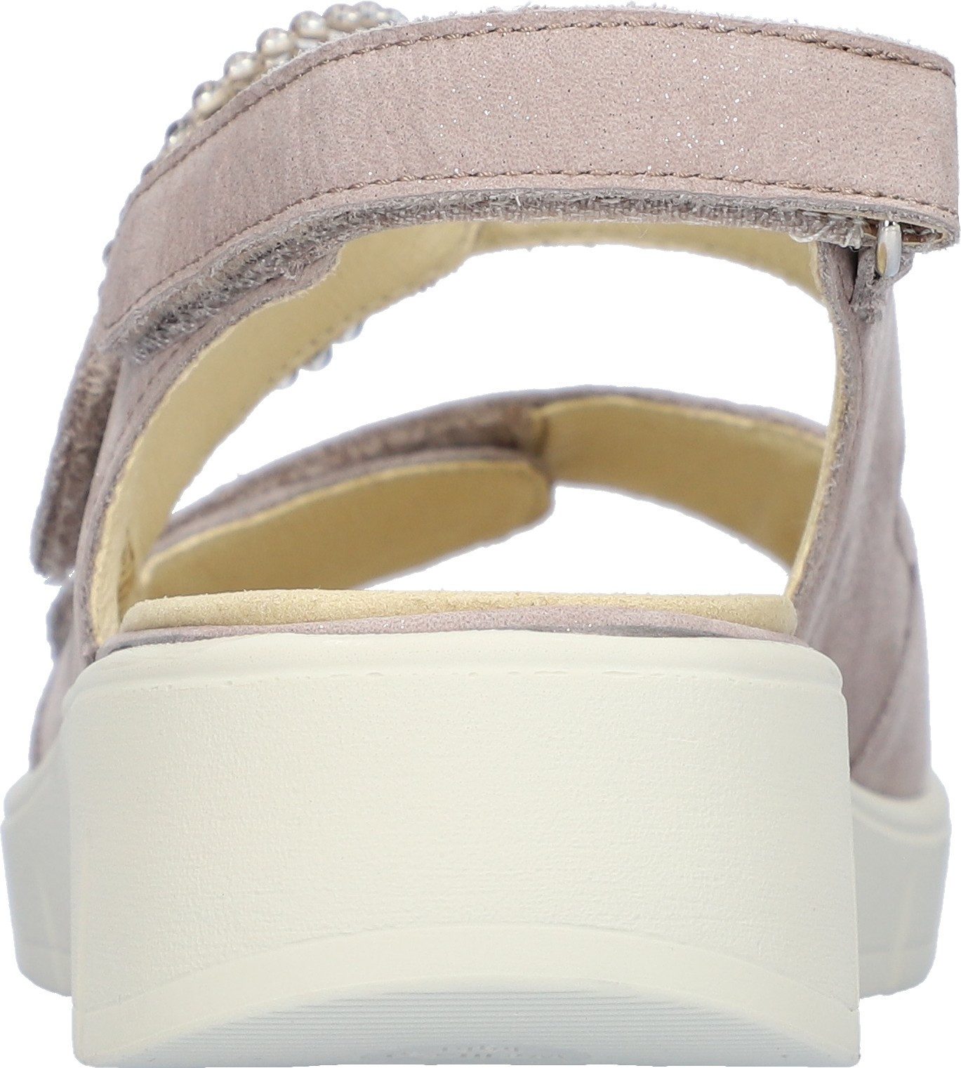 Waldläufer K-ADEA Sandale Sommerschuh, Keilsandalette mit Klettverschlüssen, K-Weite