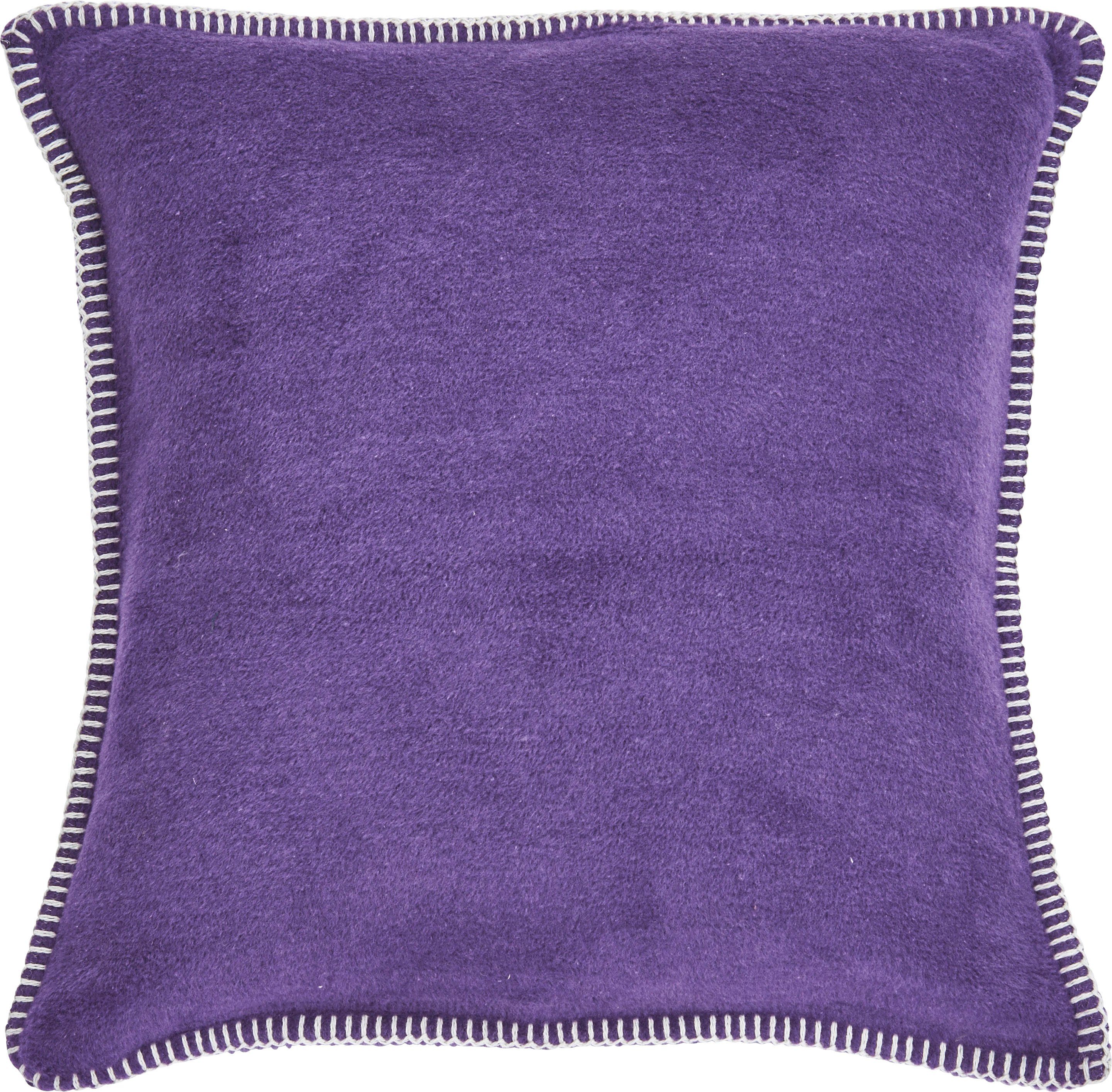 done.® Dekokissen Cozy, unifarben, Hotelverschluss, Kissenhüle ohne Füllung, 1 Stück