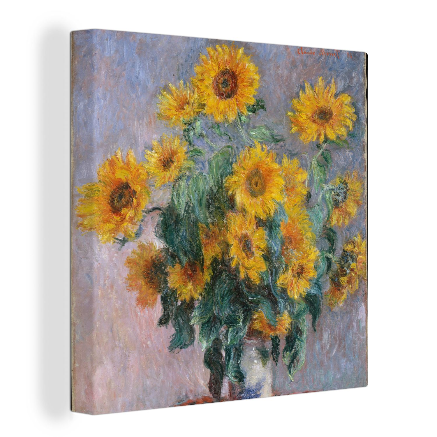OneMillionCanvasses® Leinwandbild Blumenstrauß mit Sonnenblumen - günstig online kaufen