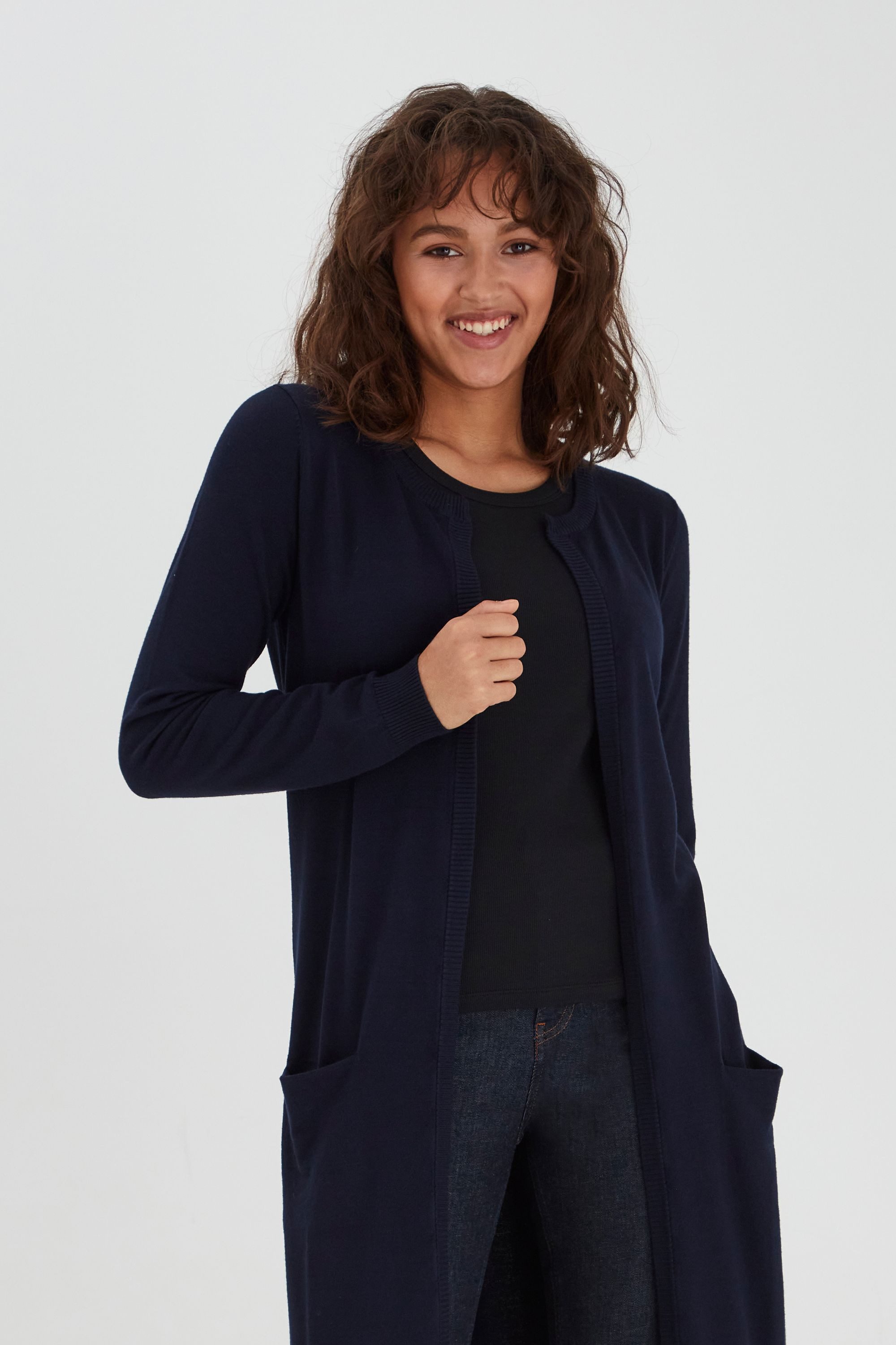 Pulz Jeans Strickjacke PZSARA Lange Strickjacke günstig online kaufen