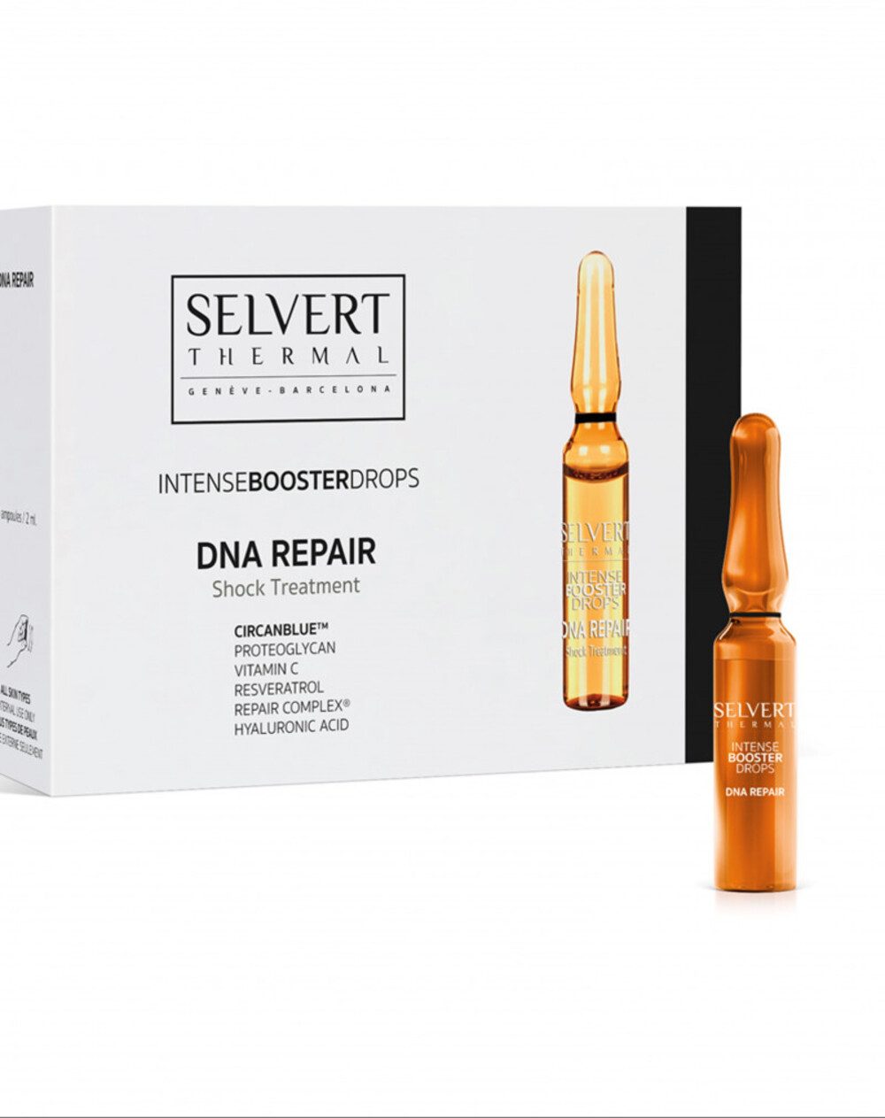 Gesichtsserum DNA -Reparatur Booster Ampullen, Heimprodukt