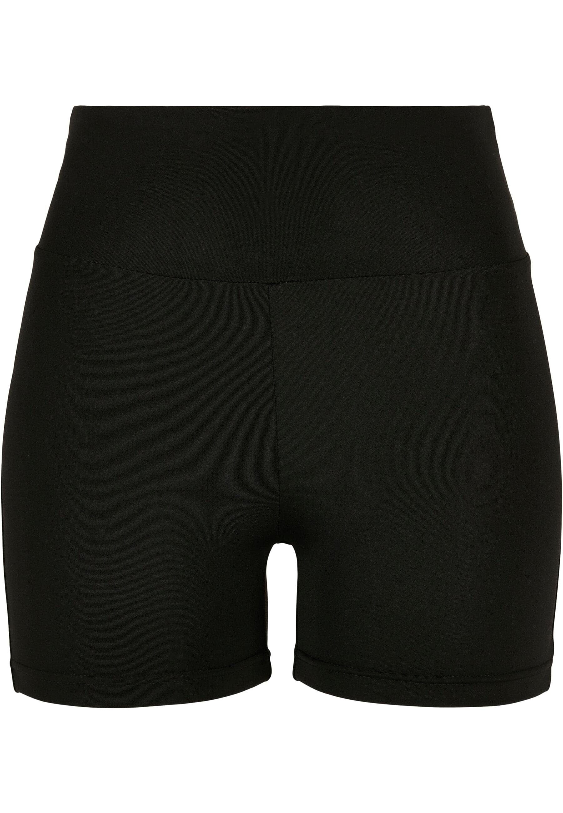 Recycled Hot (1-tlg) Ladies CLASSICS Cycle Waist URBAN High Damen Stoffhose Pants black