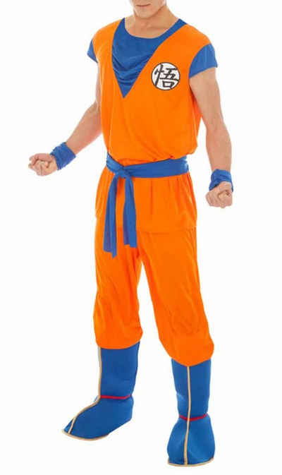 GalaxyCat Kostüm Dragon Ball Cosplay Kostüm von Son Goku mit Übersc, Son Goku Cosplay Kostüm & Überschuhe