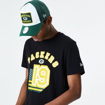 New Era Print-Shirt New Era NFL GREEN BAY PACKERS Flag Number Tee T-Shirt NEU/OVP