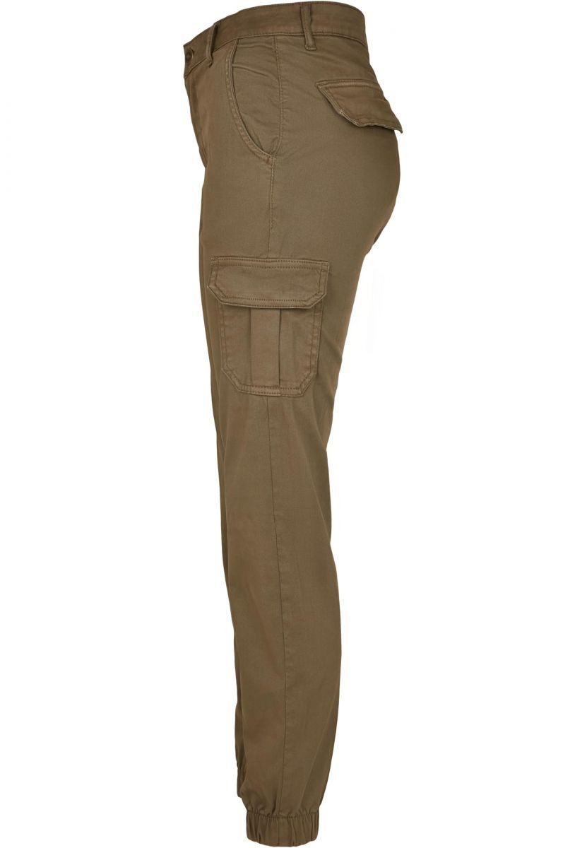 URBAN CLASSICS Funktionshose Ladies High Waist Cargo Pants