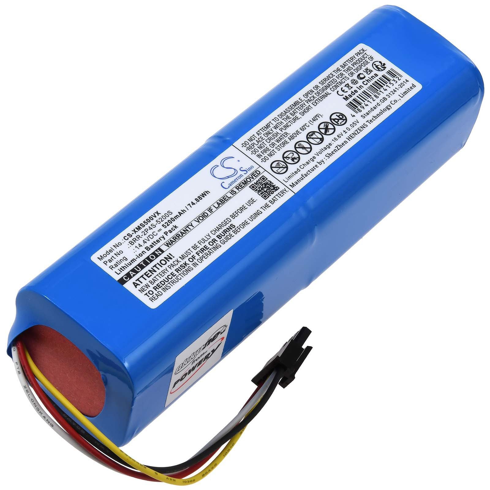 Powery Akku ersetzt Xiaomi Typ BRR-2P4S-5200S Akku 5200 mAh (14.4 V)