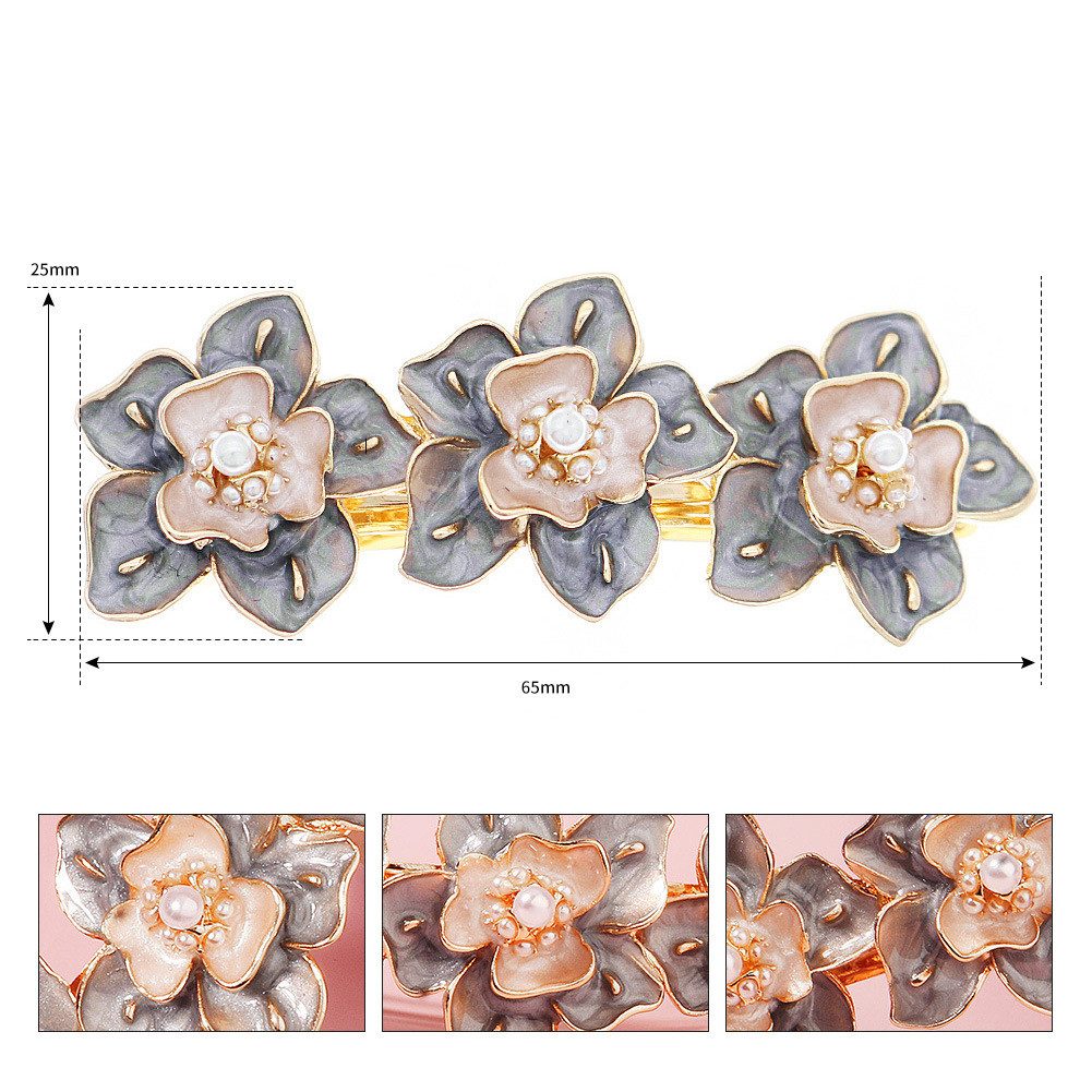 The Beauty House Haarspange Haarklammer Haarkamm Hochzeit Haarschmuck mit Blumen