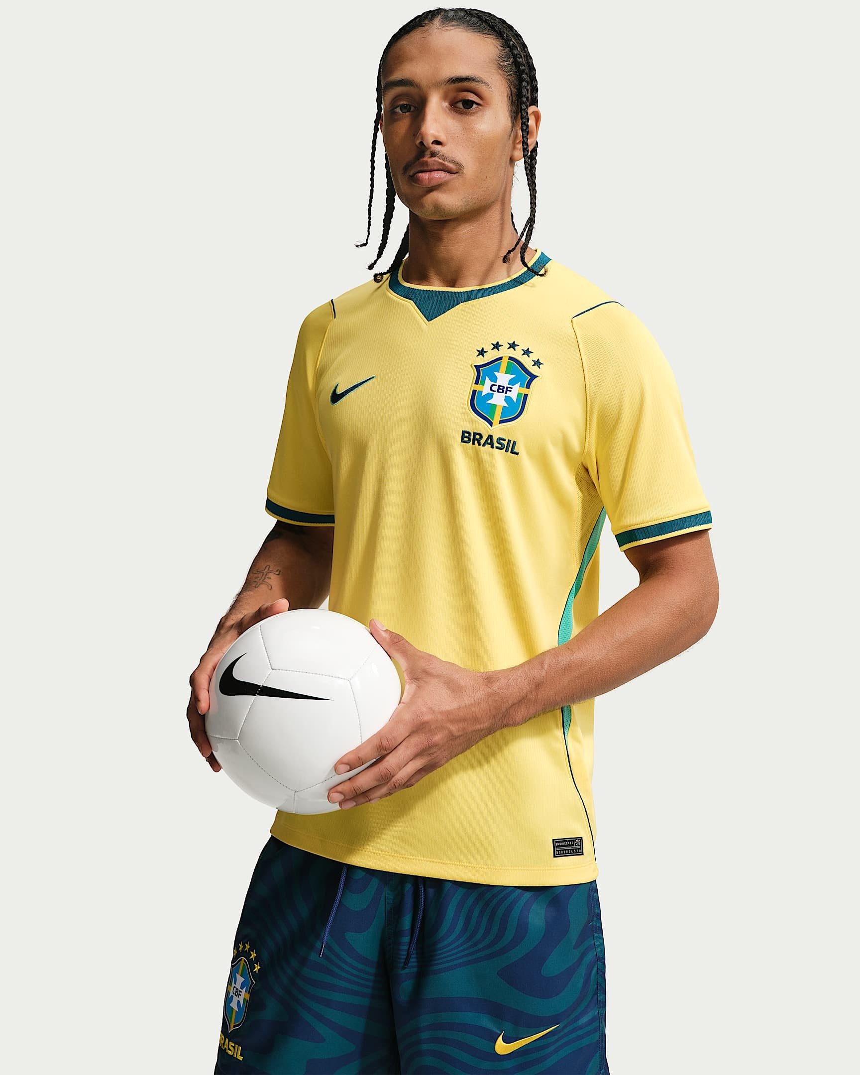 Nike Fußballtrikot Brasilien 2026 Heimtrikot Herren für Training und Spiel, mit Dri-FIT Technologie