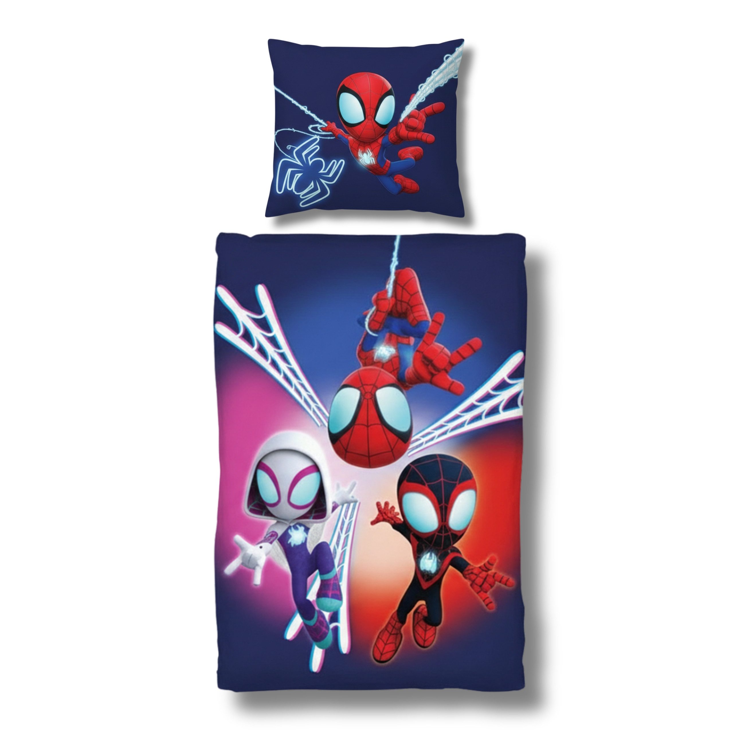 MTOnlinehandel Bettwäsche Marvel Spiderman "Spidey" 135x200 + 80x80 cm, Ren günstig online kaufen