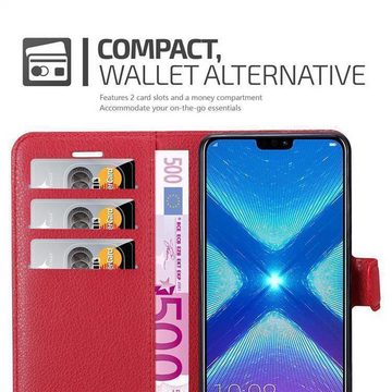 Cadorabo Handyhülle Honor 8X Honor 8X, Klappbare Handy Schutzhülle - Hülle - mit Standfunktion und Kartenfach