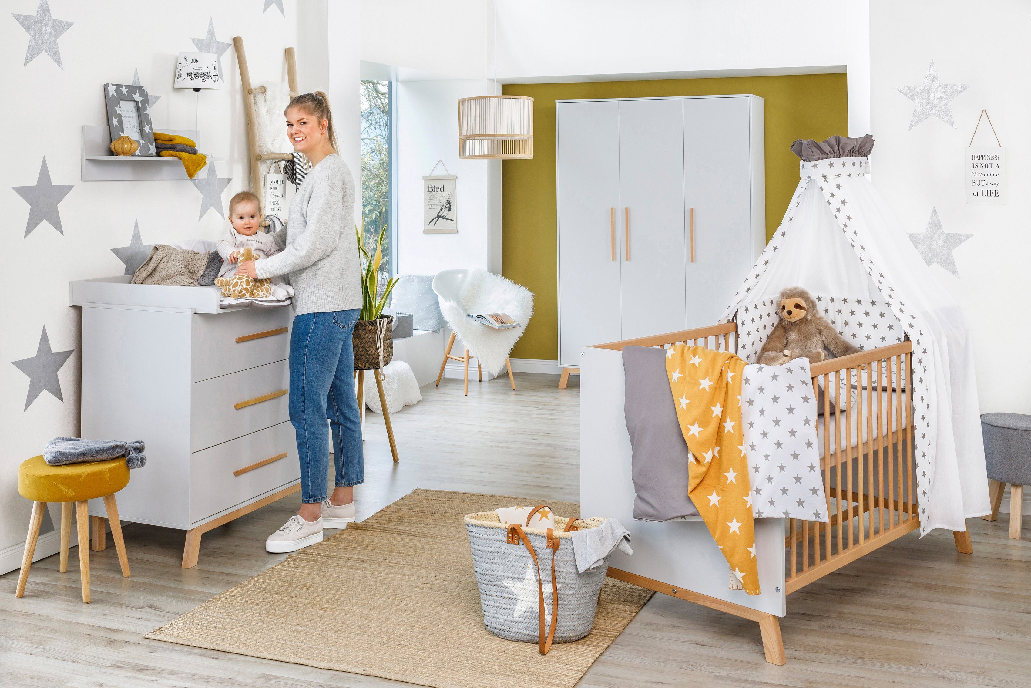 Schardt Babybett »Sienna Grey«, Made in Germany-HomeTrends