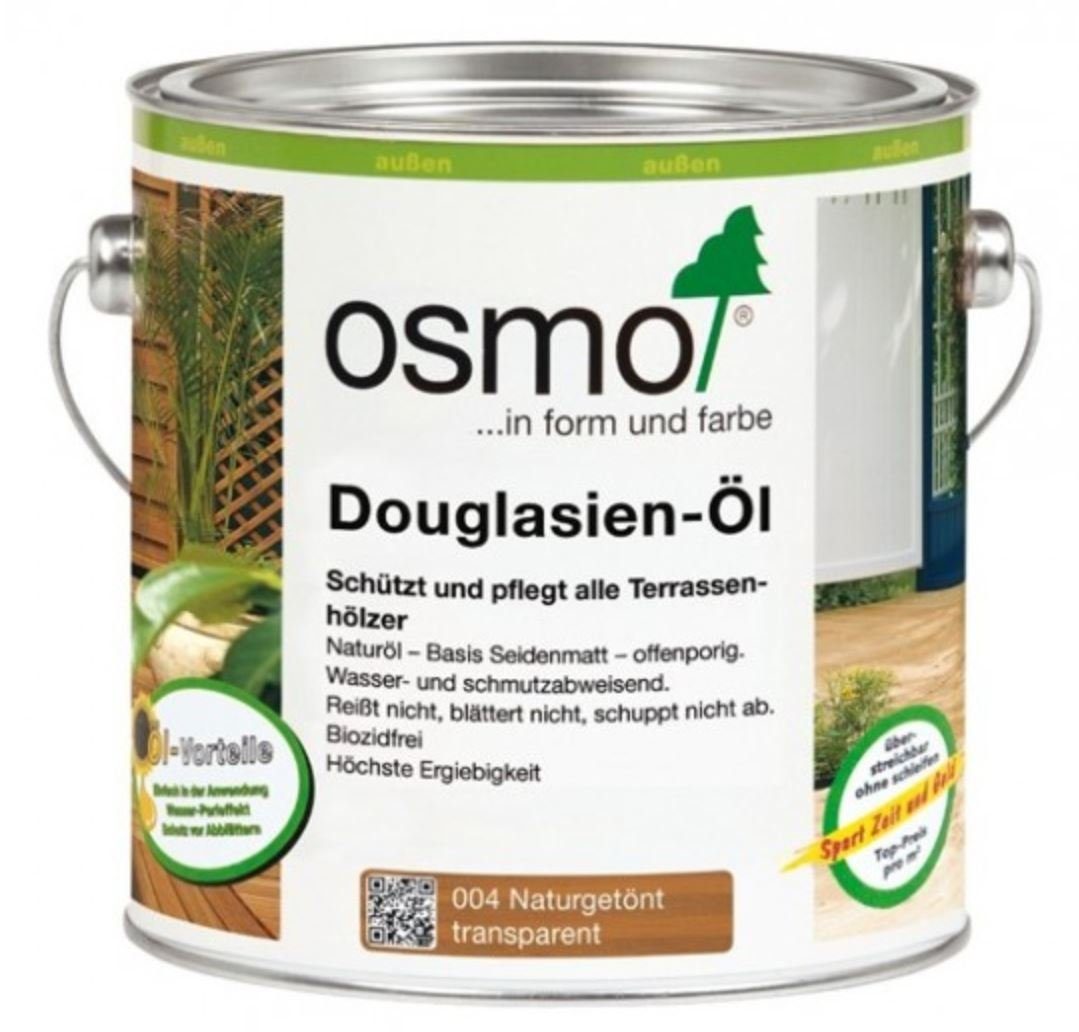 Osmo Holzöl OSMO 004 Douglasien Öl Naturgetönt 2,5 Ltr