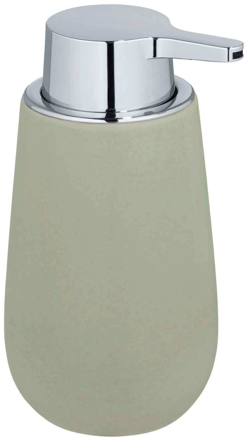 WENKO Seifenspender Badi, (1-tlg), Lindgrün, Keramik, 320 ml, Geeignet ...