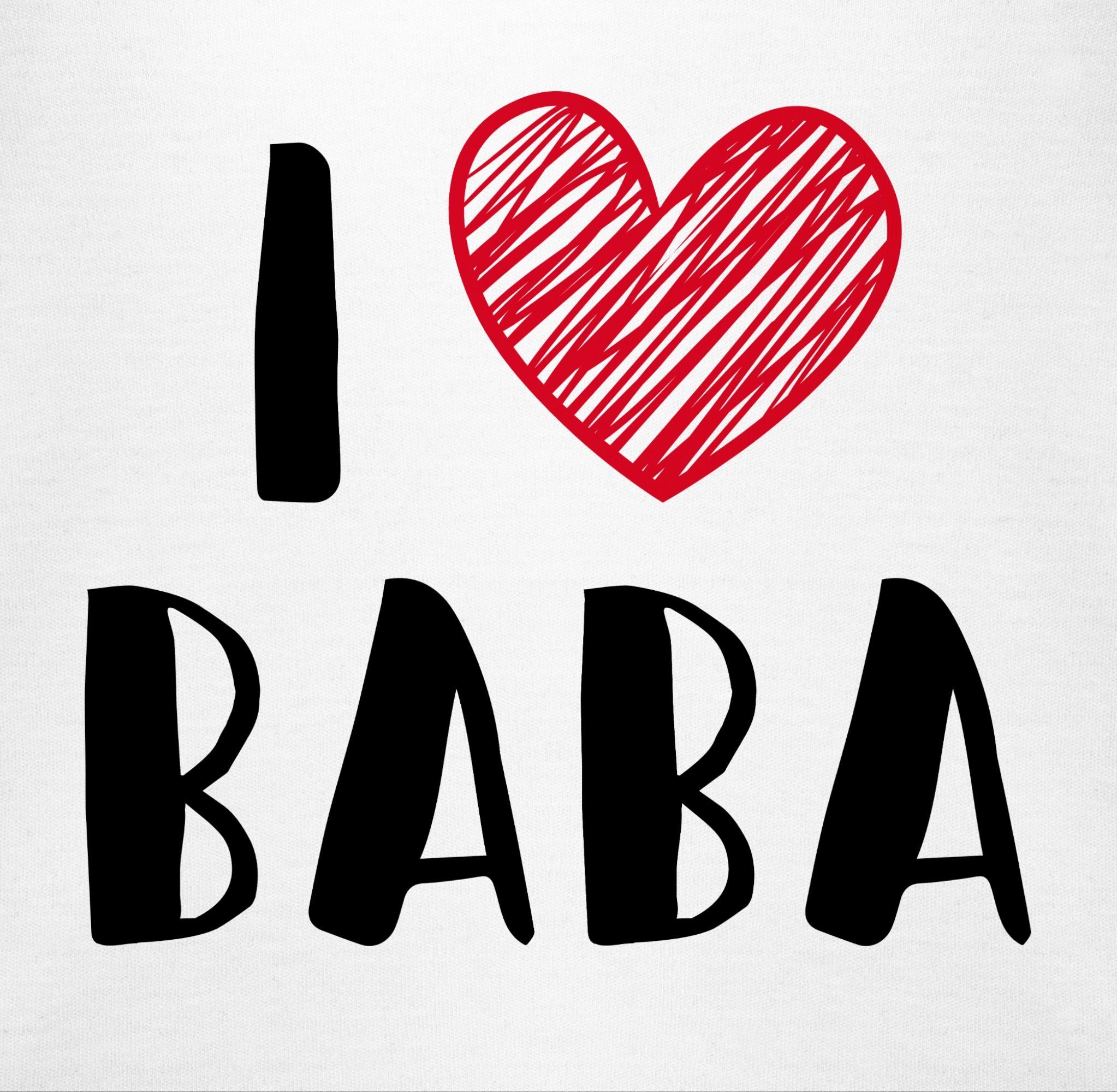Shirtracer Shirtbody I Love Baba Papa – Bild 2 von 5