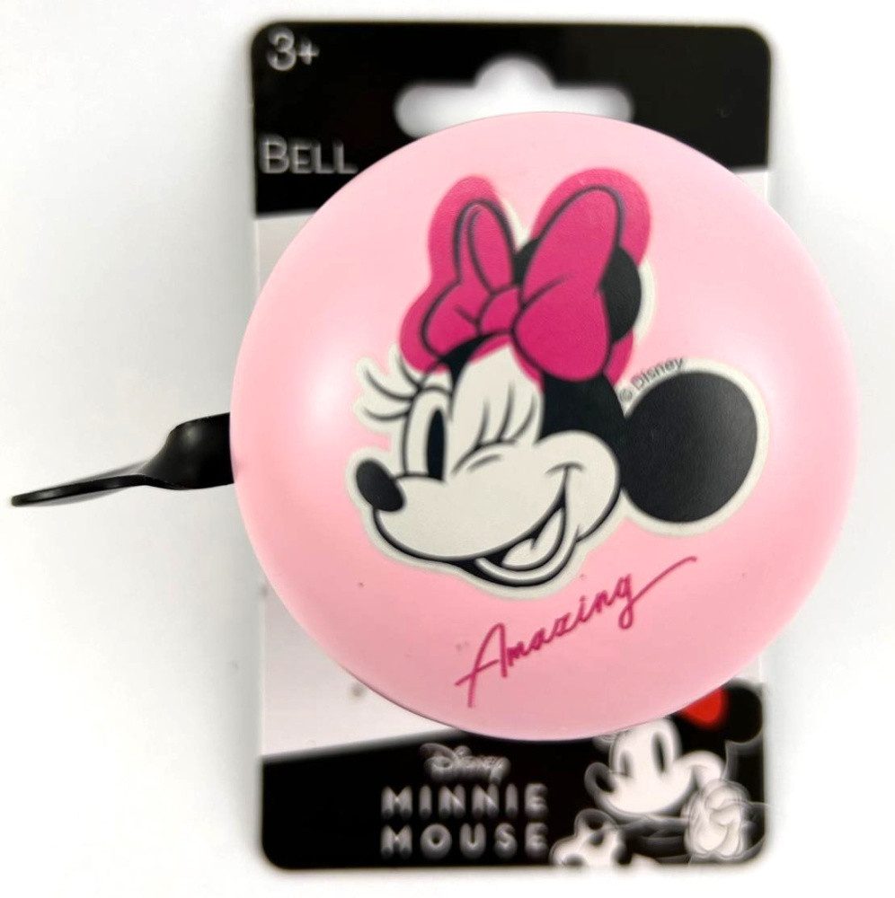 Seven Polska Fahrradklingel Disney 2-Klang "MINNIE AMAZING", Ø 60mm, Retro Bell
