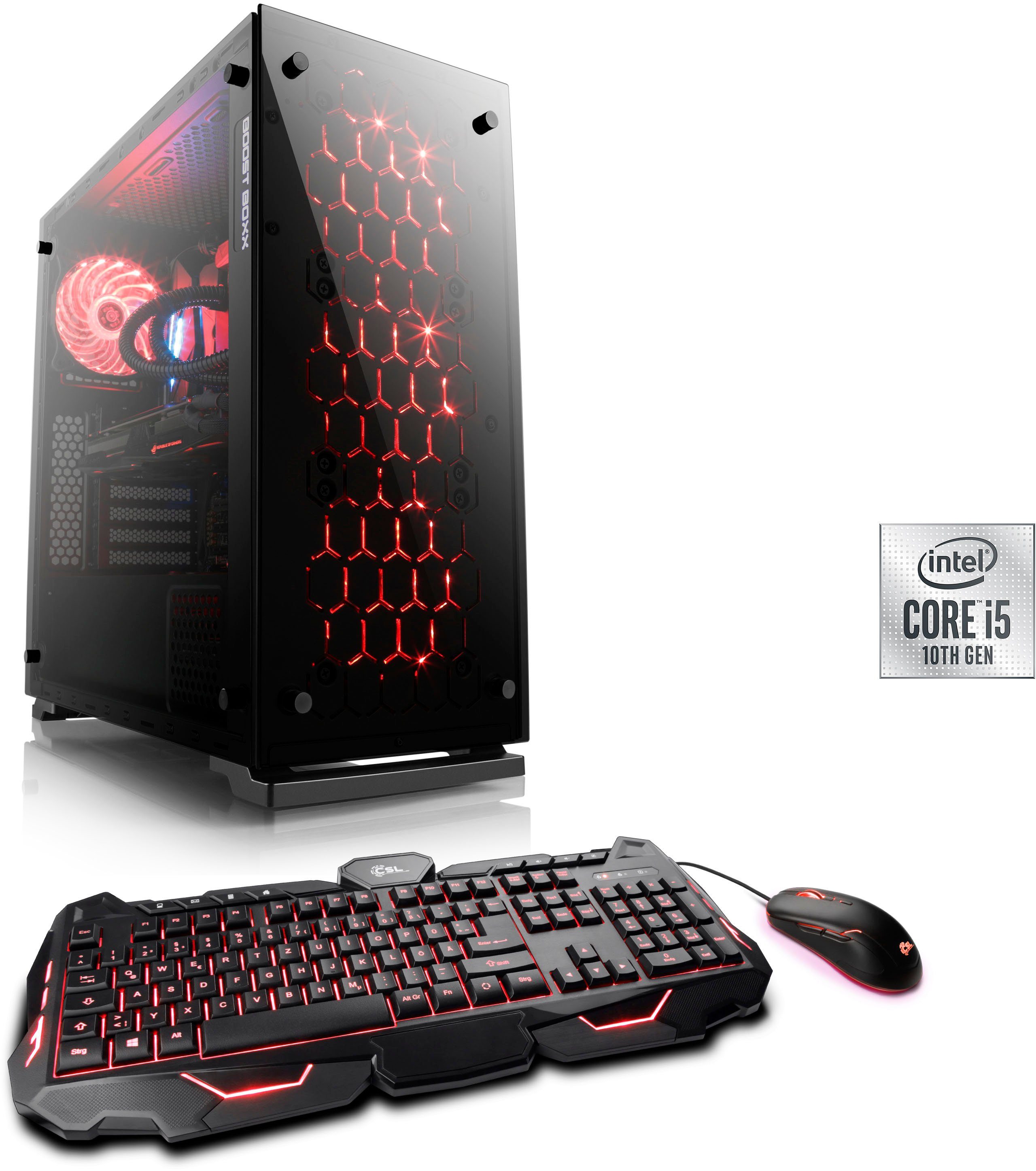 CSL HydroX V5117 Gaming-PC (Intel® Core i5 10400F, GeForce RTX 3060, 16 GB  RAM, 1000 GB SSD, Wasserkühlung)