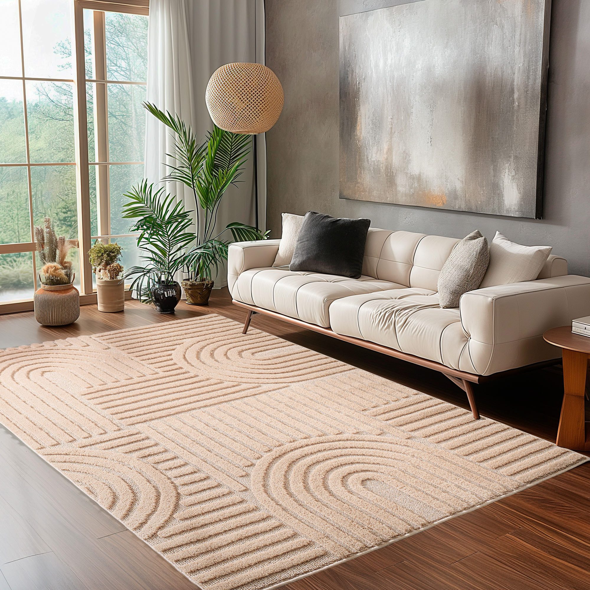Carpettex Designteppich Skandinavischer Boho, Rechteck, Höhe: günstig online kaufen