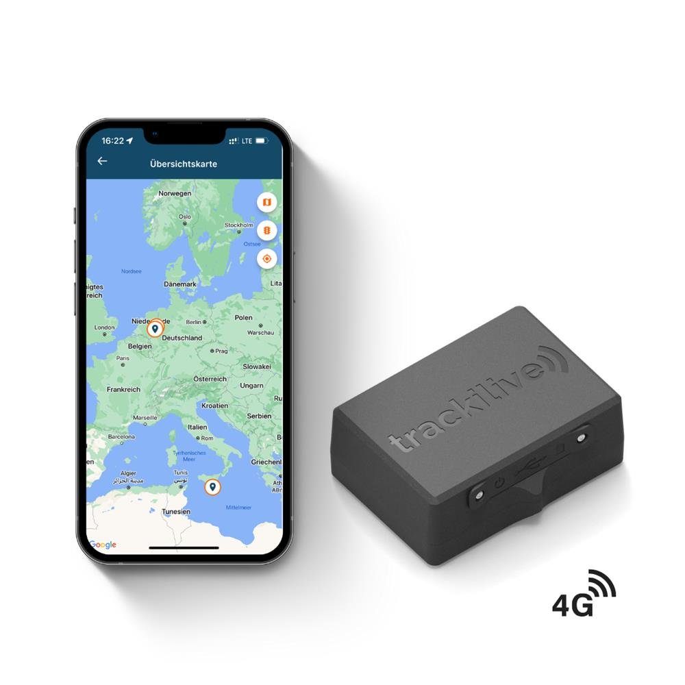 trackilive EverFind GPS-Tracker (GPS Tracker für Wohnwagen, ohne Abo, magnetische Befestigung)