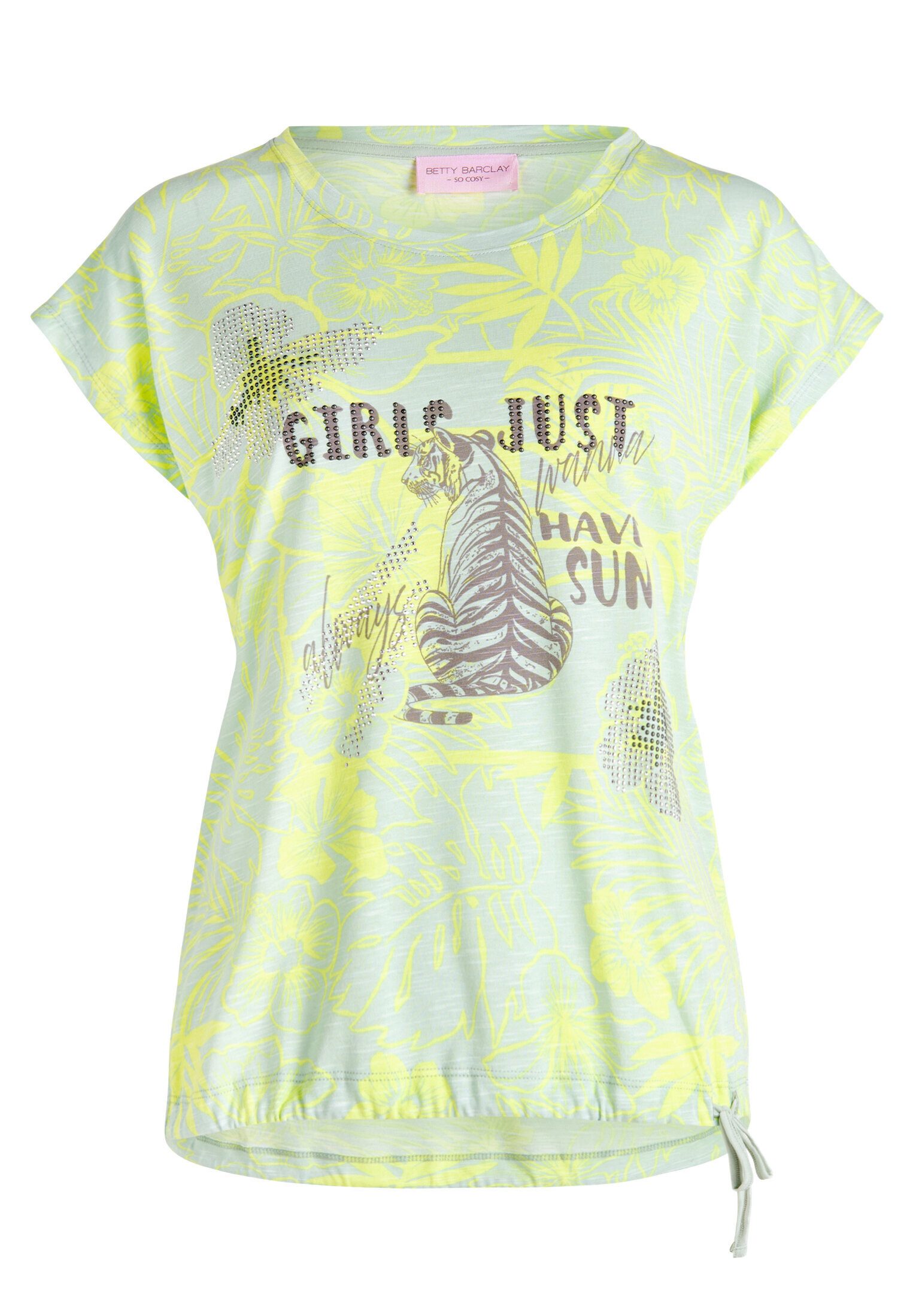 Betty Barclay Kurzarmshirt Damen mit Tunnelzug (1-tlg)