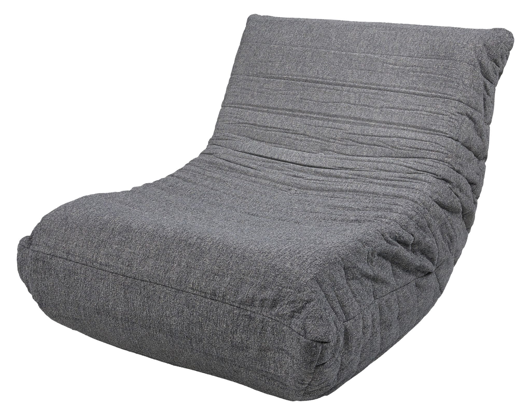 LIVARNO Loungesessel Loungesessel Gartenliege Sonnenliege mit Schaumkern Outdoor grau, Wasserabweisend, UV-beständig, mit Tragegriff, rutschfeste Unterseite
