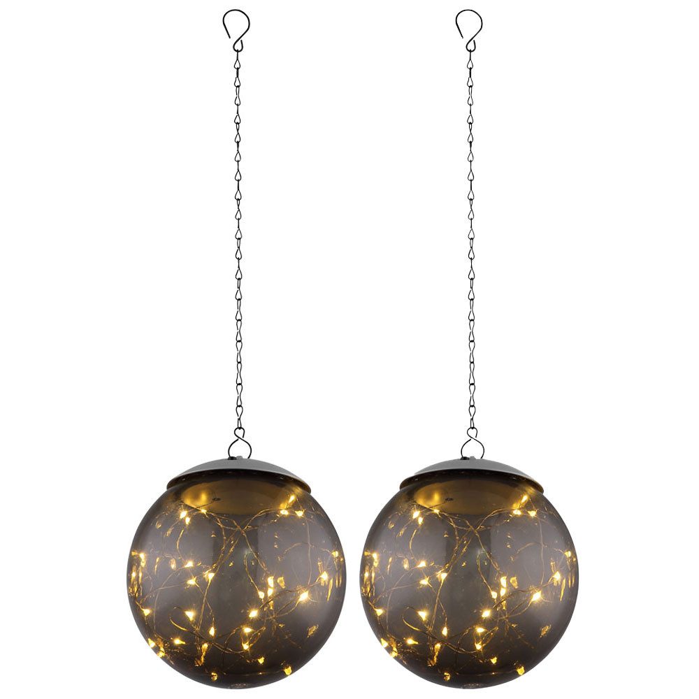 GLOBO LIGHTING LED Solarleuchte, LED-Leuchtmittel fest verbaut, Warmweiß, 2 günstig online kaufen