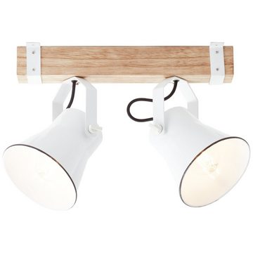 Lightbox Deckenleuchte, Geeignet für LED-Leuchtmittel, Spotbalken, 24 cm Höhe x 40 cm Breite, 2 x E27, 10 W, Köpfe schwenkbar