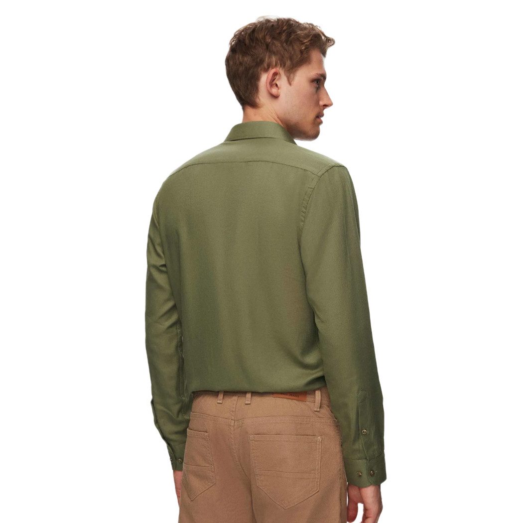 D'S DAMAT Frackhemd Twn Slim Fit Oxford-Hemd